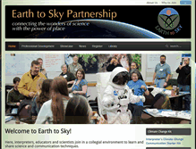 Tablet Screenshot of earthtosky.org